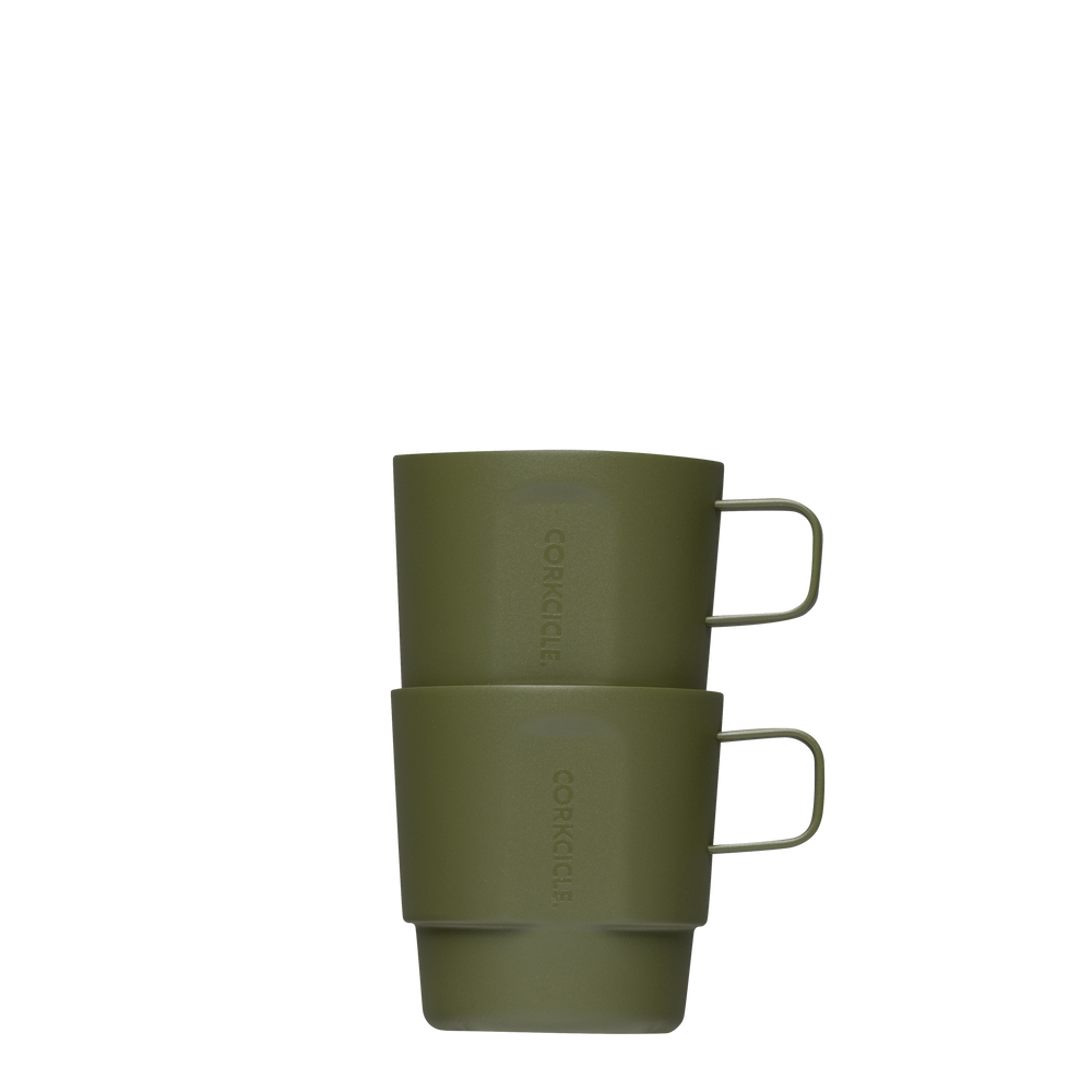 Cafe Stacker Set (2) - Soft Daily Ready - 6oz / Olive