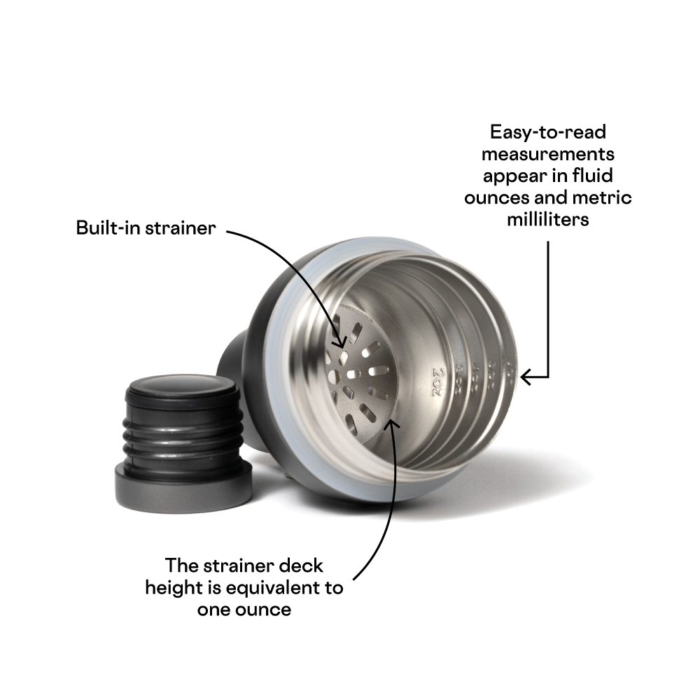 Cocktail Shaker Lid - Modern Easy Fit